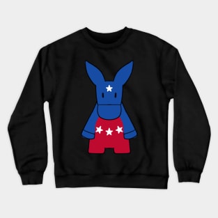 Democratic Donkey Crewneck Sweatshirt